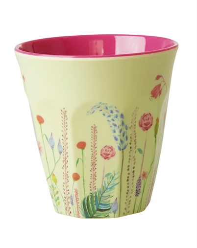 MELAMINE CUP WITH SUMMER FLOWE